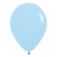 (image for) Pastel Blue Latex Balloon (Float Time 3+ Days)