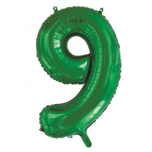 Number 9 Foil Supershape (Choice of Colours) - $34.00 : Funky Balloons ...