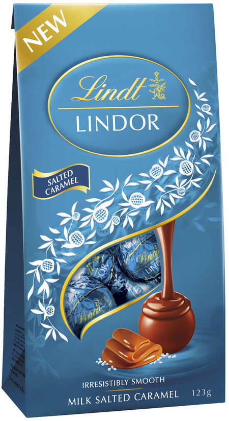 (image for) Lindt Lindor Chocolate Salted Caramel (123g)