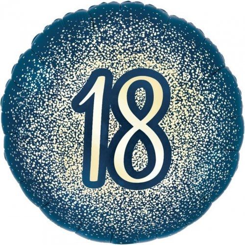 (image for) 18th Navy Gold Glitter Foil